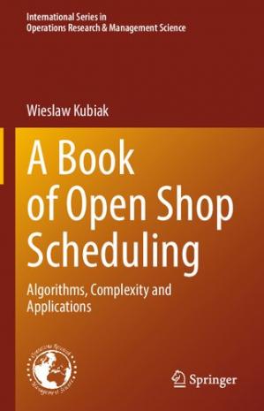 Book cover: A Book of open shop scheduling : algorithms, complexity and applications