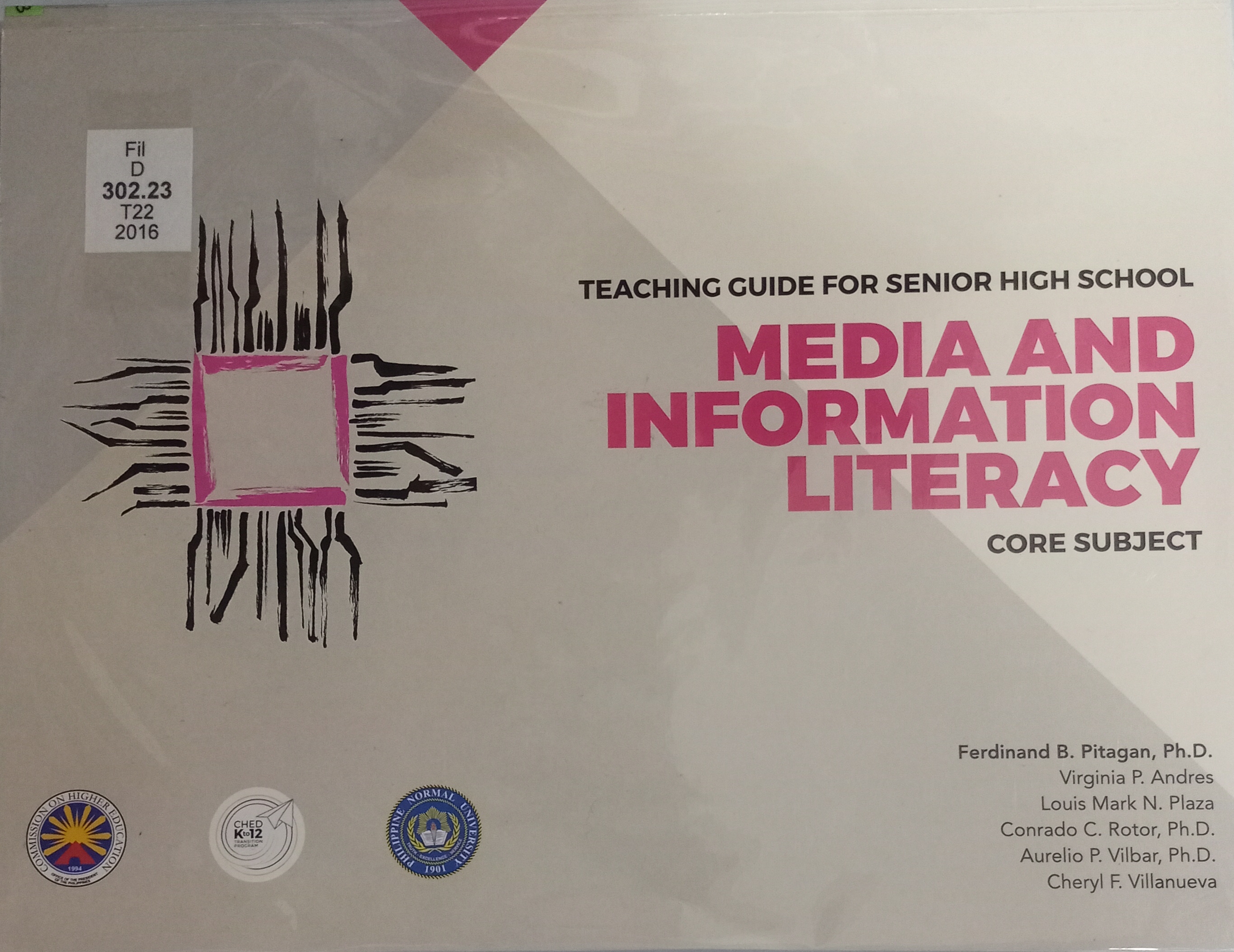 Book cover: Teaching guide for senior high school : media and information literacy