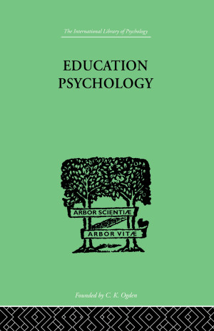 Book cover: Education psychology