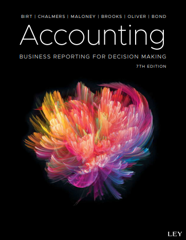 Book cover: Accounting: business reporting for decision making