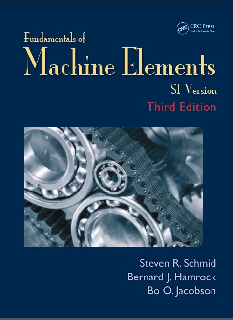 Book cover: Fundamentals of machine elements