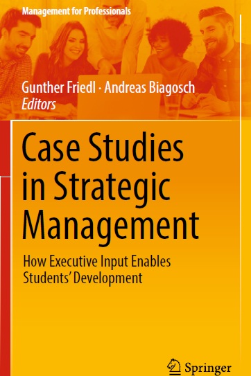 Book cover: Case studies in strategic management : how executive input enables students’ development