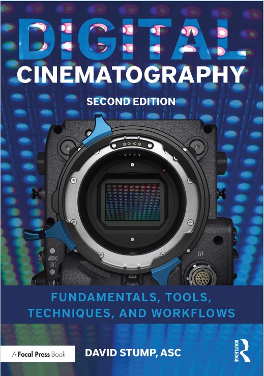 Book cover: Digital cinematography: fundamentals, tools, techniques, and workflows.