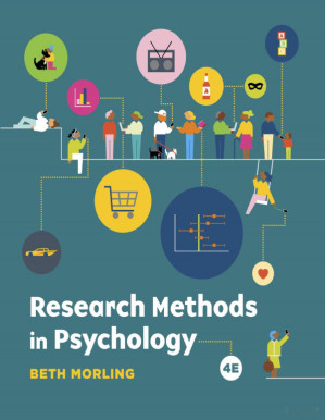 Book cover: Research methods in psychology : evaluating a world of information
