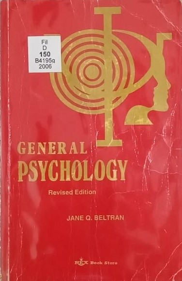 Book cover: General psychology