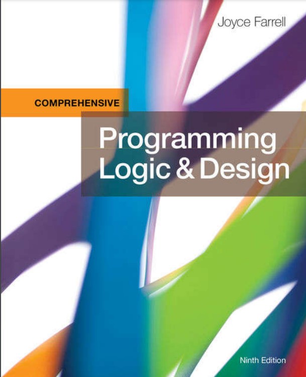 Book cover: Programming logic and design, comprehensive.