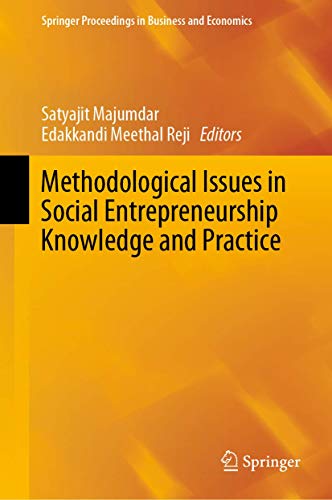 Book cover: Methodological issues in social entrepreneurship knowledge and practice