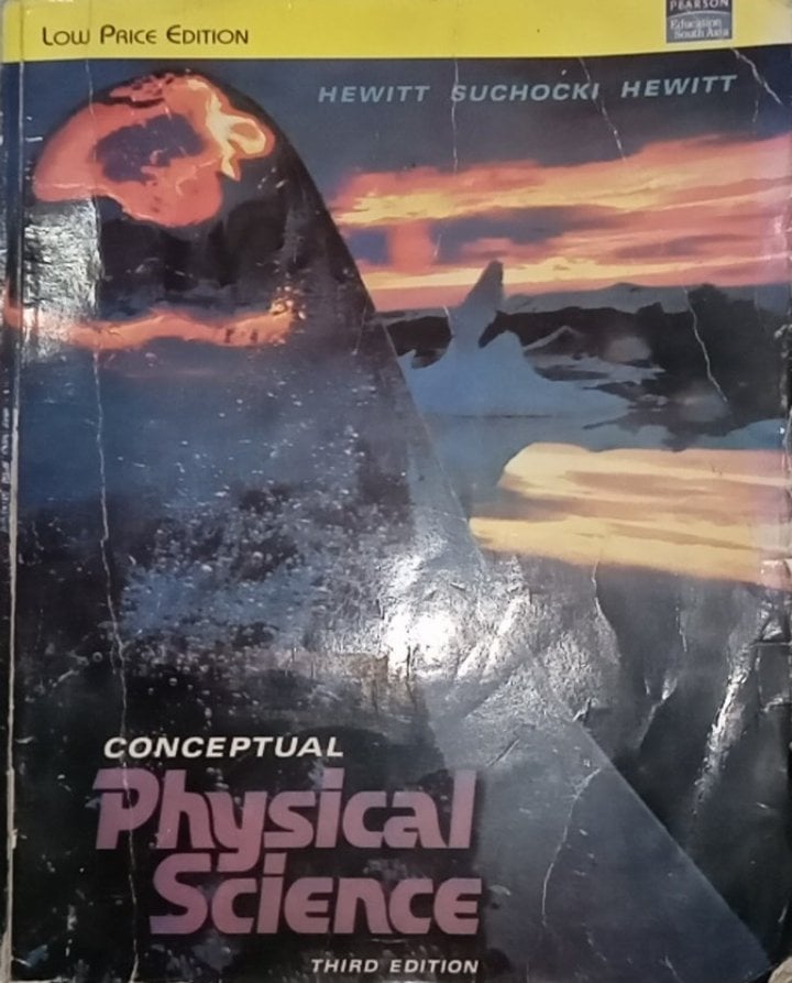 Book cover: Conceptual physical science