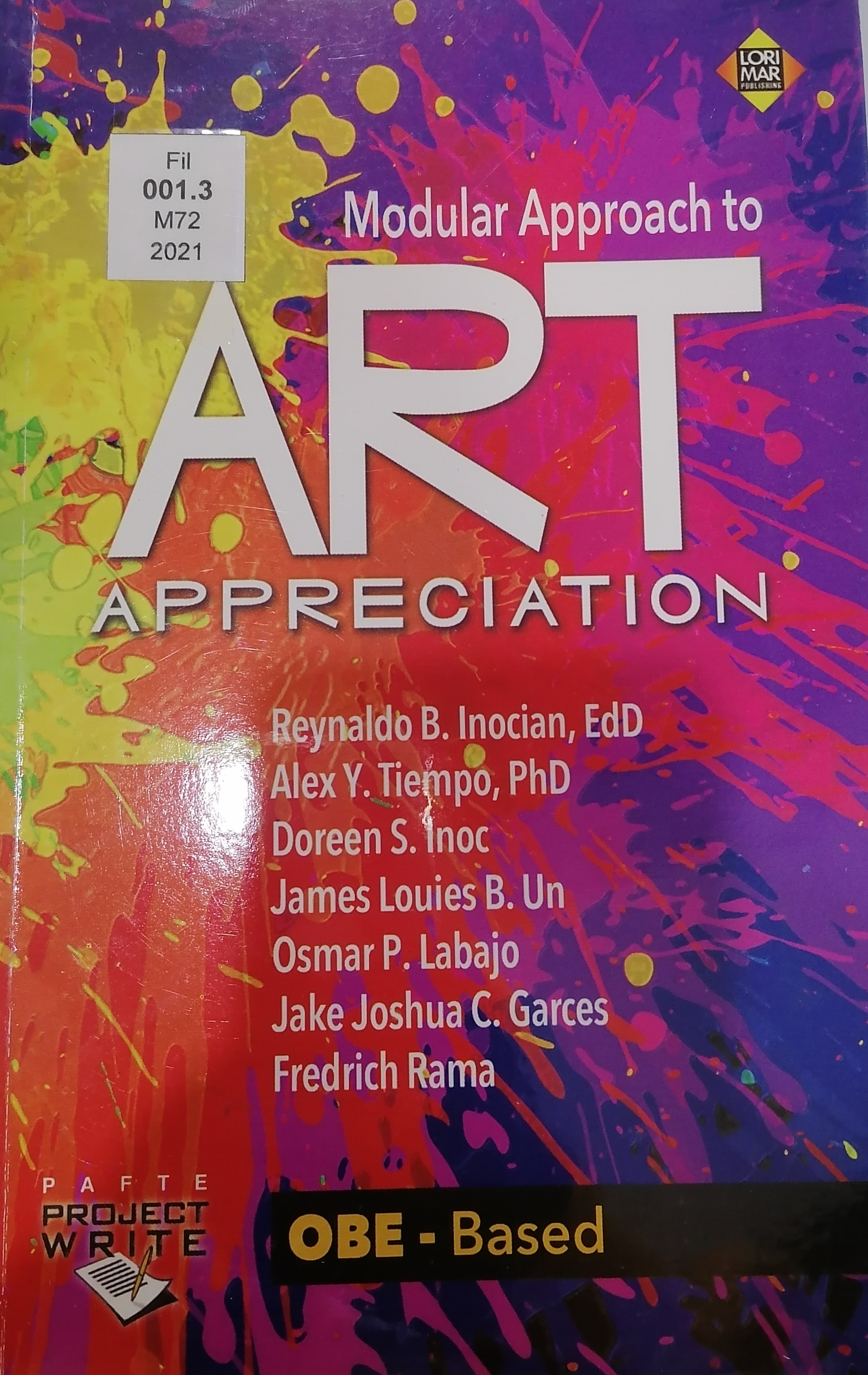 Book cover: Modular approach to art appreciation