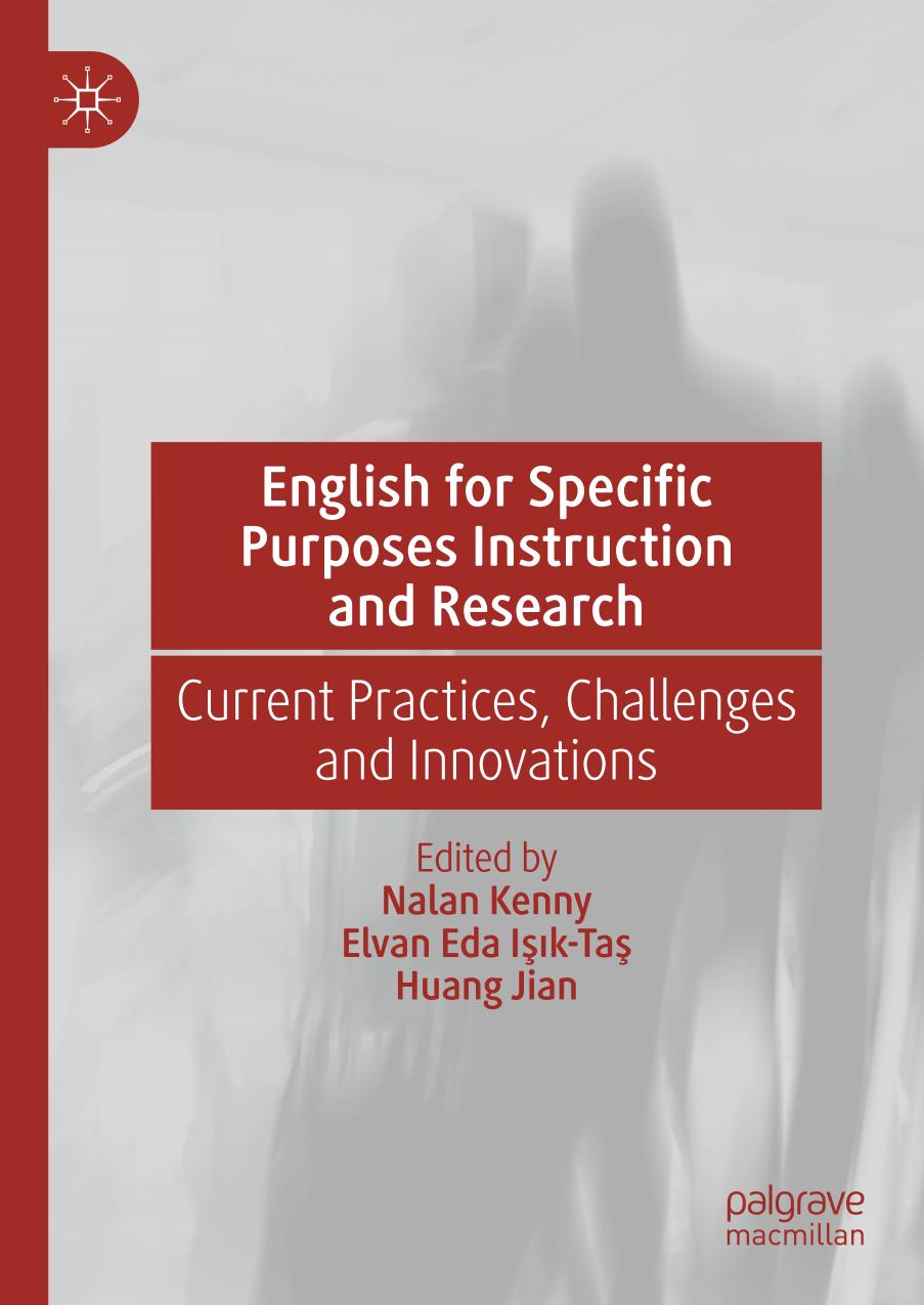 Book cover: English for specific purposes instruction and research : current practices, challenges and innovations