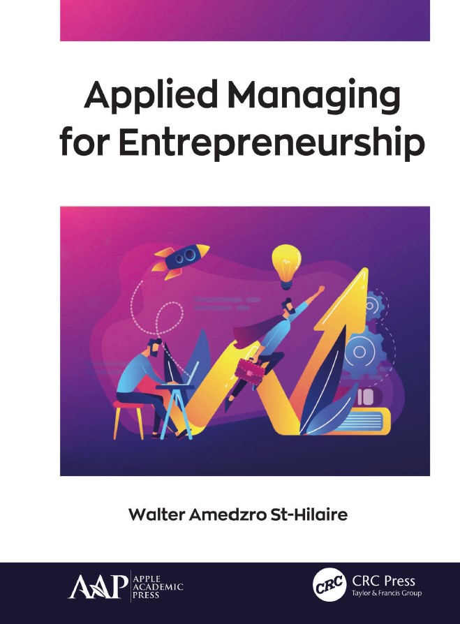 Book cover: Applied managing for entrepreneurship.