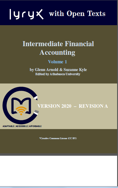 Book cover: Intermediate financial accounting : volume 1