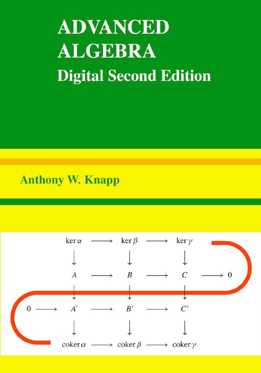 Book cover: Advanced algebra: algebraic number theory.