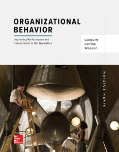 Book cover: Organizational behavior : improving performance and commitment in the workplace
