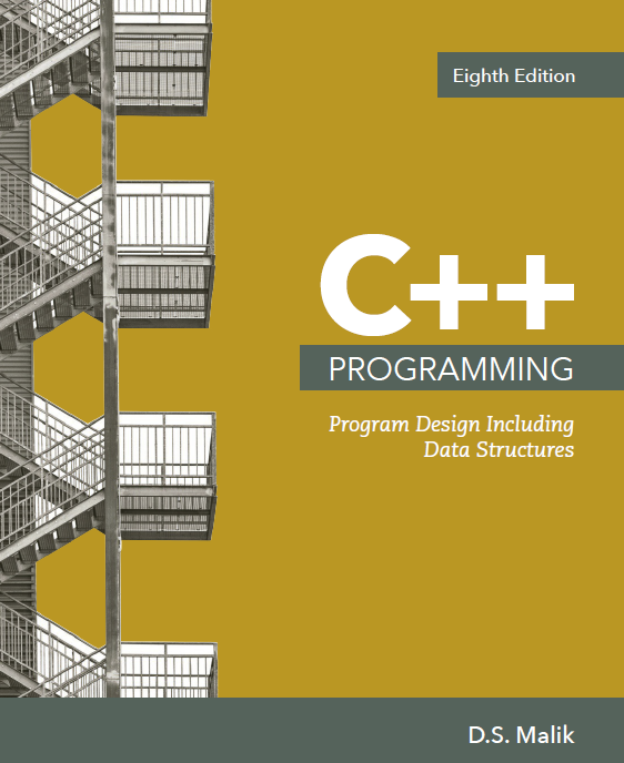 Book cover: C++ programming: program design including data structures