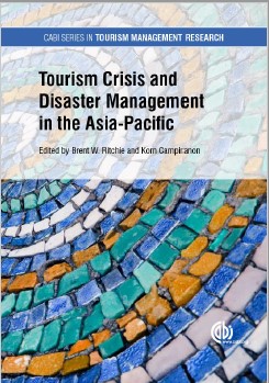Book cover: Tourism crisis and disaster management in the asia-pacific