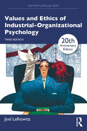 Book cover: Values and ethics of industrial-organizational psychology
