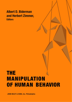 Book cover: The Manipulation of human behavior
