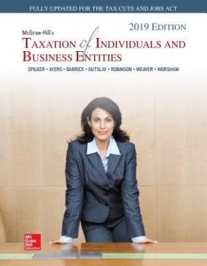 Book cover: McGraw-Hill's taxation of individuals and business entities