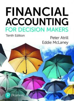 Book cover: Financial accounting for decision makers