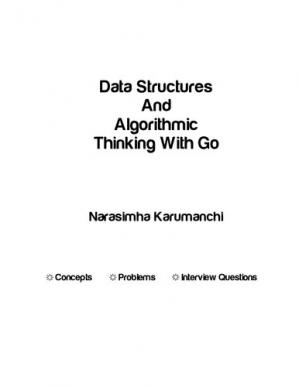 Book cover: Data structures and algorithmic thinking with go