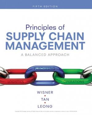Book cover: Principles of supply chain management : a balanced approach