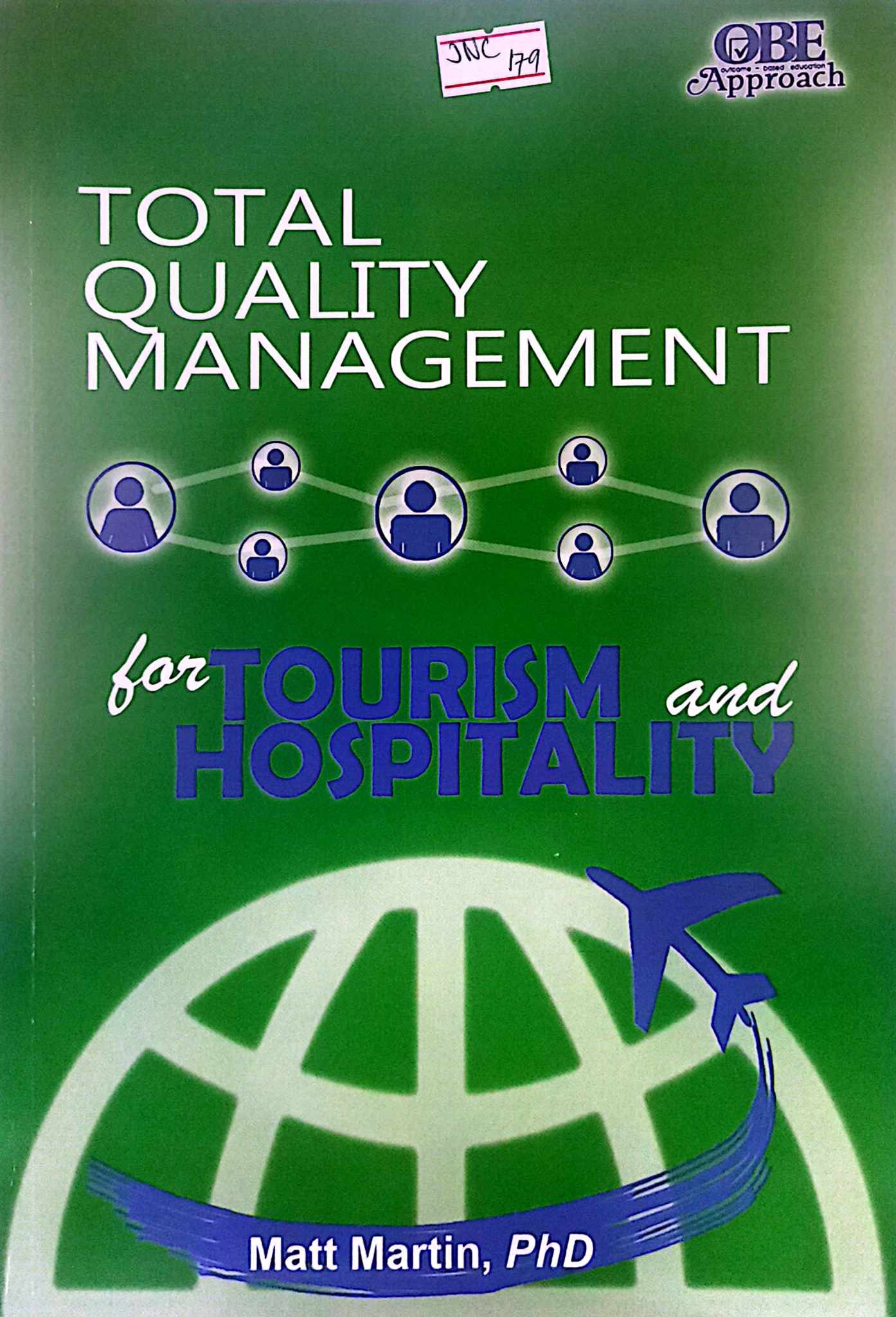 Book cover: Total quality management for tourism and hospitality