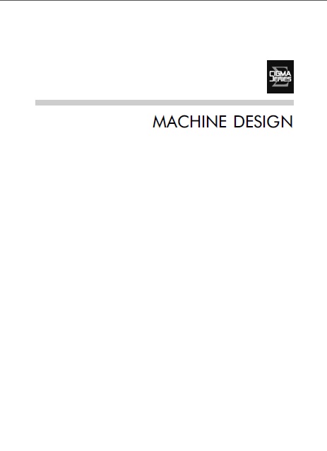 Book cover: Machine design