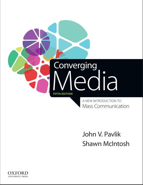 Book cover: Converging media: a new introduction mass communication.