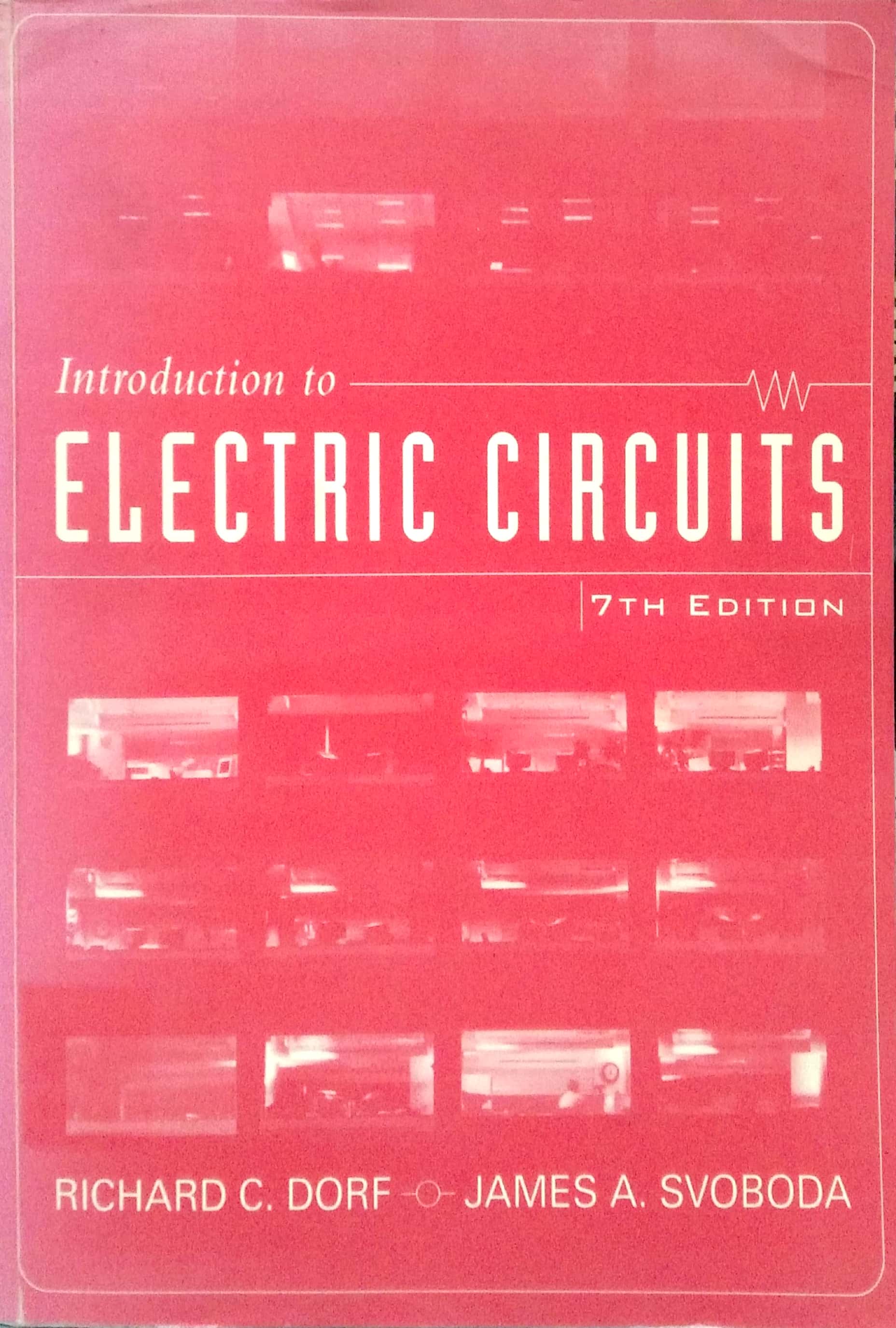 Book cover: Introduction to electric circuits