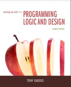 Book cover: Starting out with programming logic and design