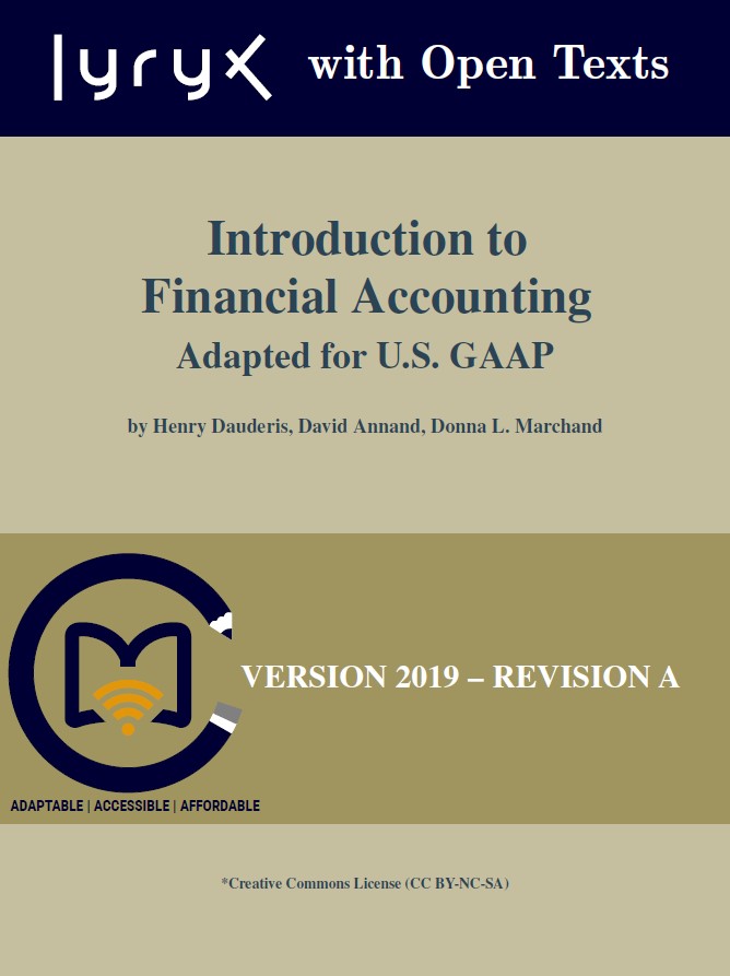 Book cover: Introduction to financial accounting : adapted for U.S. GAAP