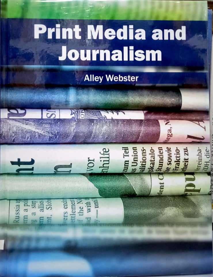 Book cover: Print media and journalism
