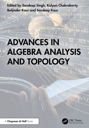 Book cover: Advances in algebra analysis and topology