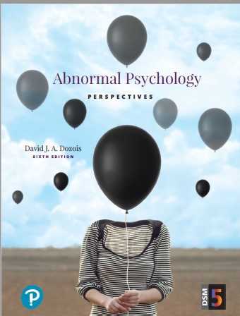 Book cover: Abnormal psychology: perspective