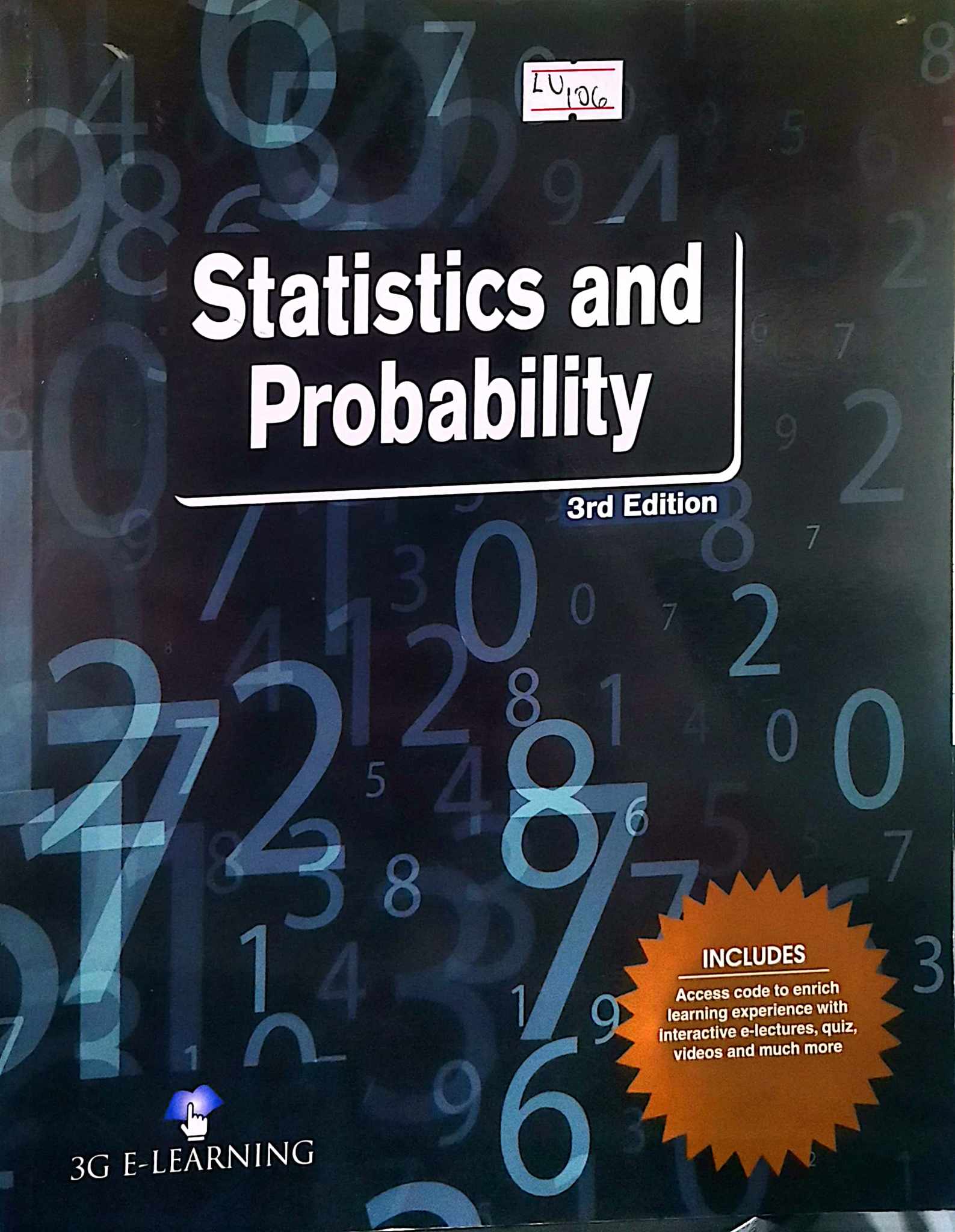 Book cover: Statistics and probability
