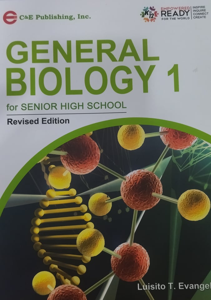 Book cover: General biology 1: for senior high school