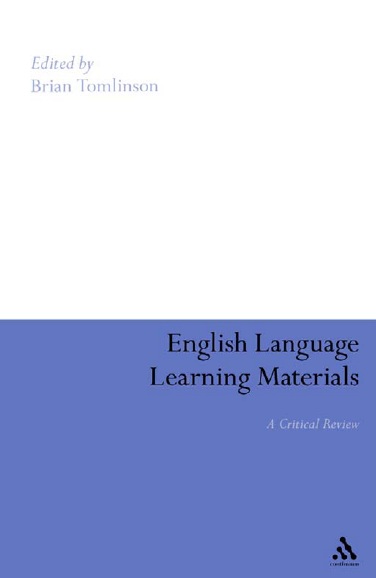 Book cover: English language learning materials : a critical review