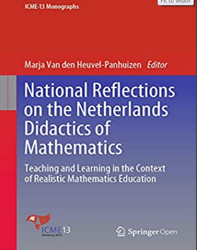 Book cover: National reflections on the Netherlands didactics of mathematics: teaching and learning in the context of realistic mathematics education.