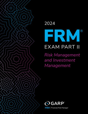 Book cover: 2024 ® Exam part ii risk management and investment management