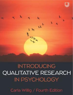 Book cover: Introducing qualitative research in psychology