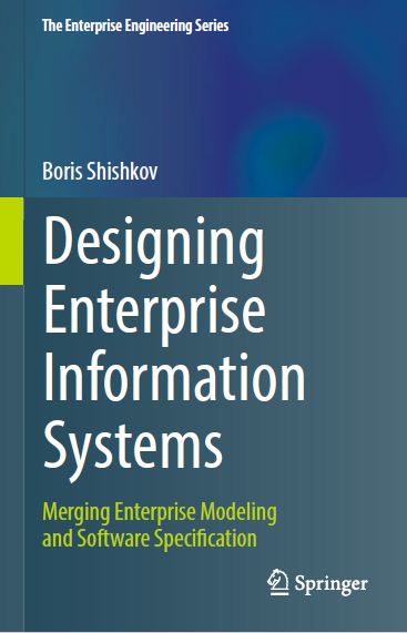 Book cover: Designing enterprise information systems : merging enterprise modeling and software specification