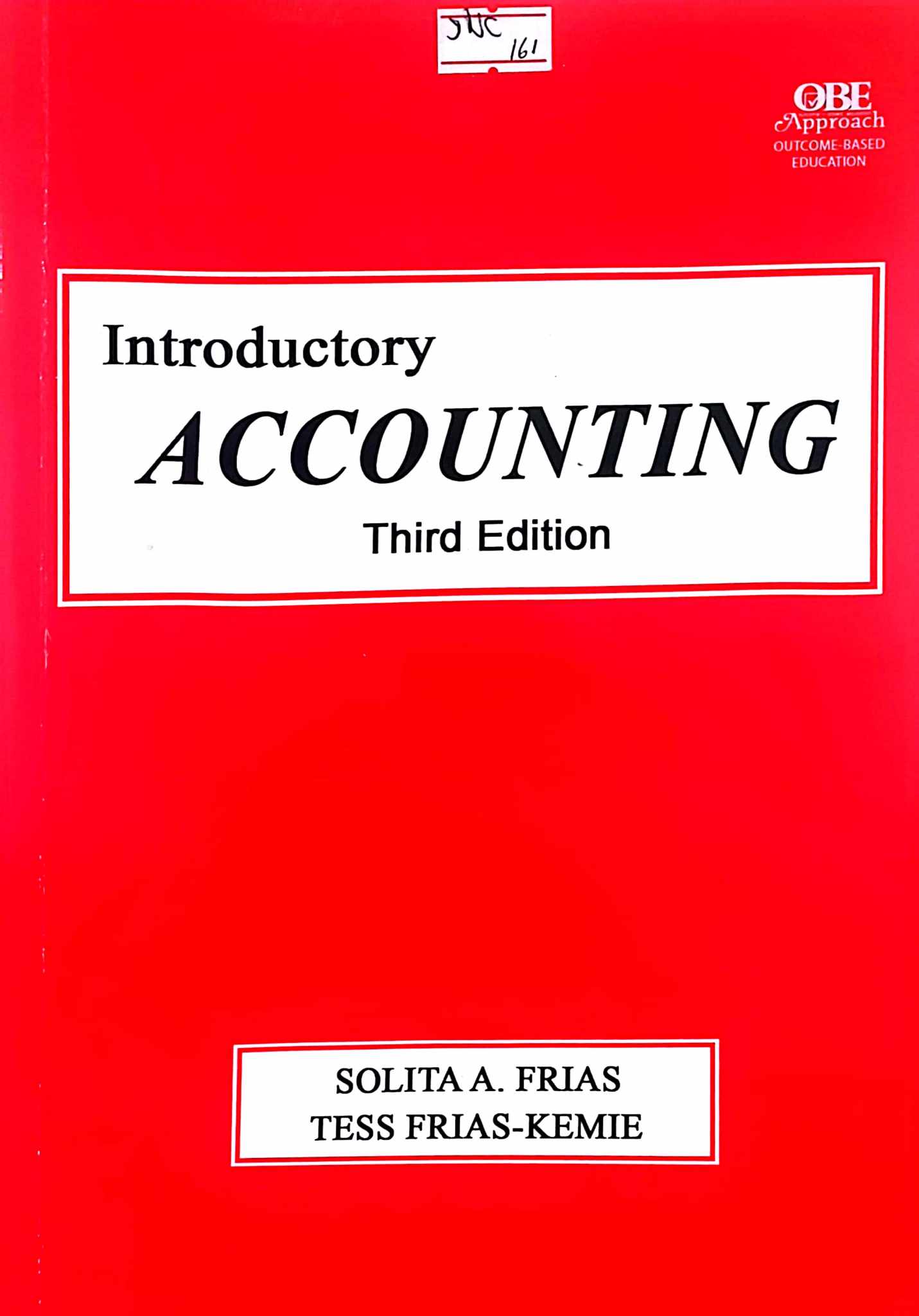 Book cover: Introductory accounting