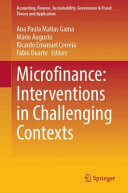 Book cover: Microfinance : interventions in challenging contexts