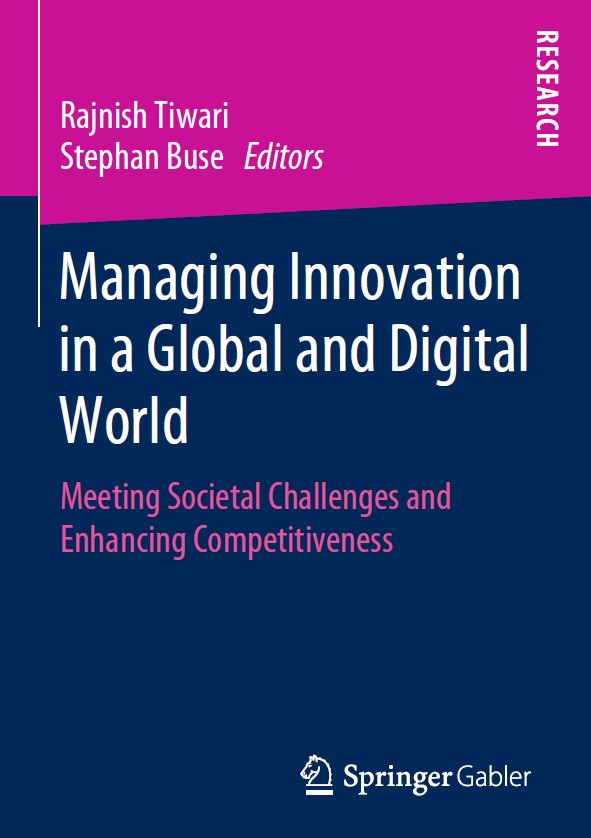 Book cover: Managing innovation in a global and digital world : meeting societal challenges and enhancing competitiveness