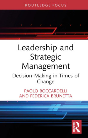 Book cover: Leadership and strategic management : decision-making in times of change