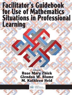 Book cover: Facilitator’s guidebook for use of mathematics situations in professional learning