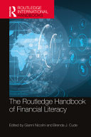 Book cover: The Routledge handbook of financial literacy