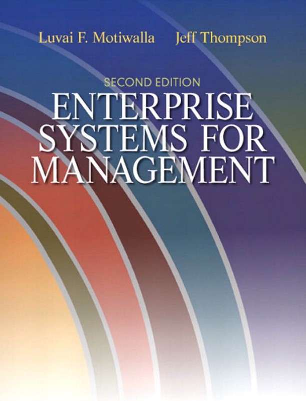 Book cover: Enterprise systems for management.