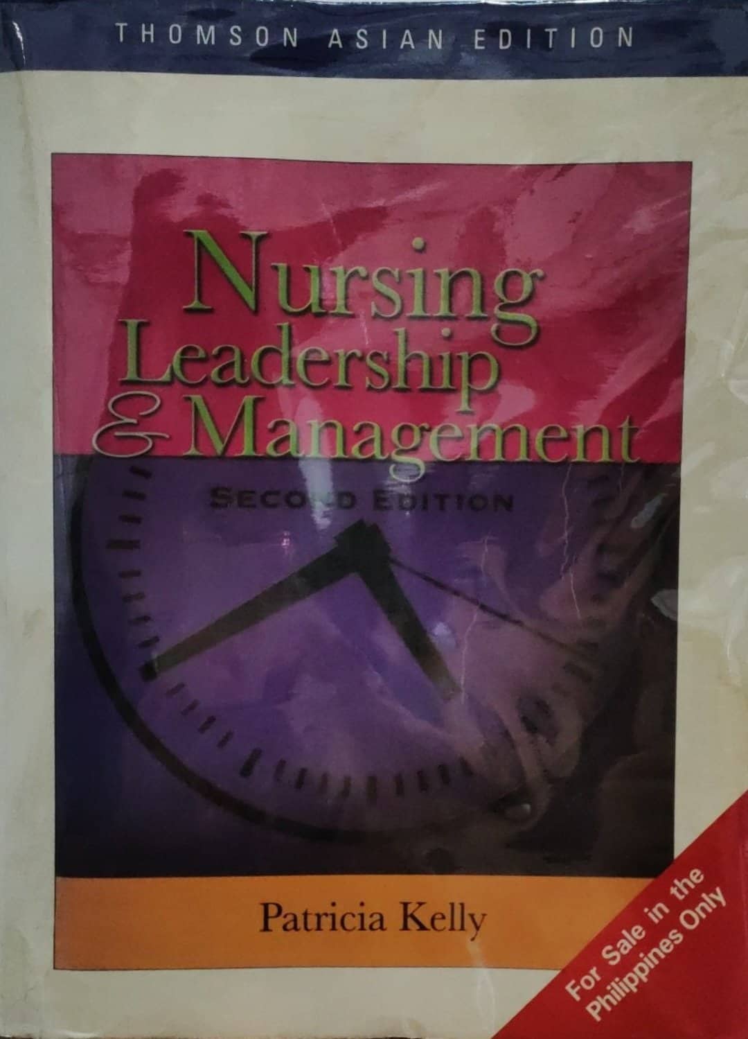 Book cover: Nursing leadership & management.